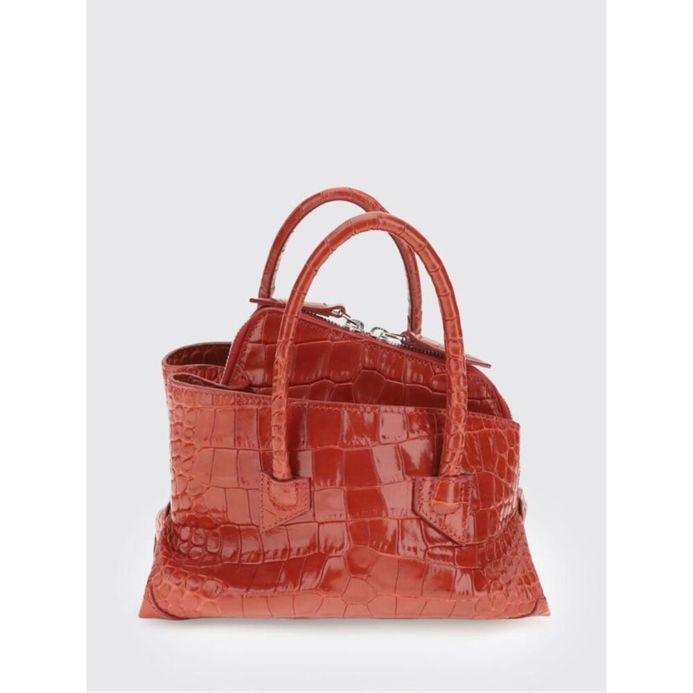 The Attico Women La Passeggiata Croc-Effect Calfskin Mini Handbag The Attico